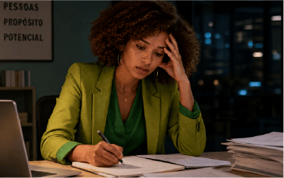 Alto volume de retrabalho